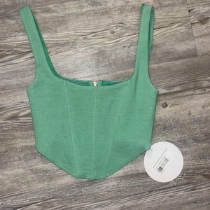 NWT Princess Polly Kaeshia Rib Bustier